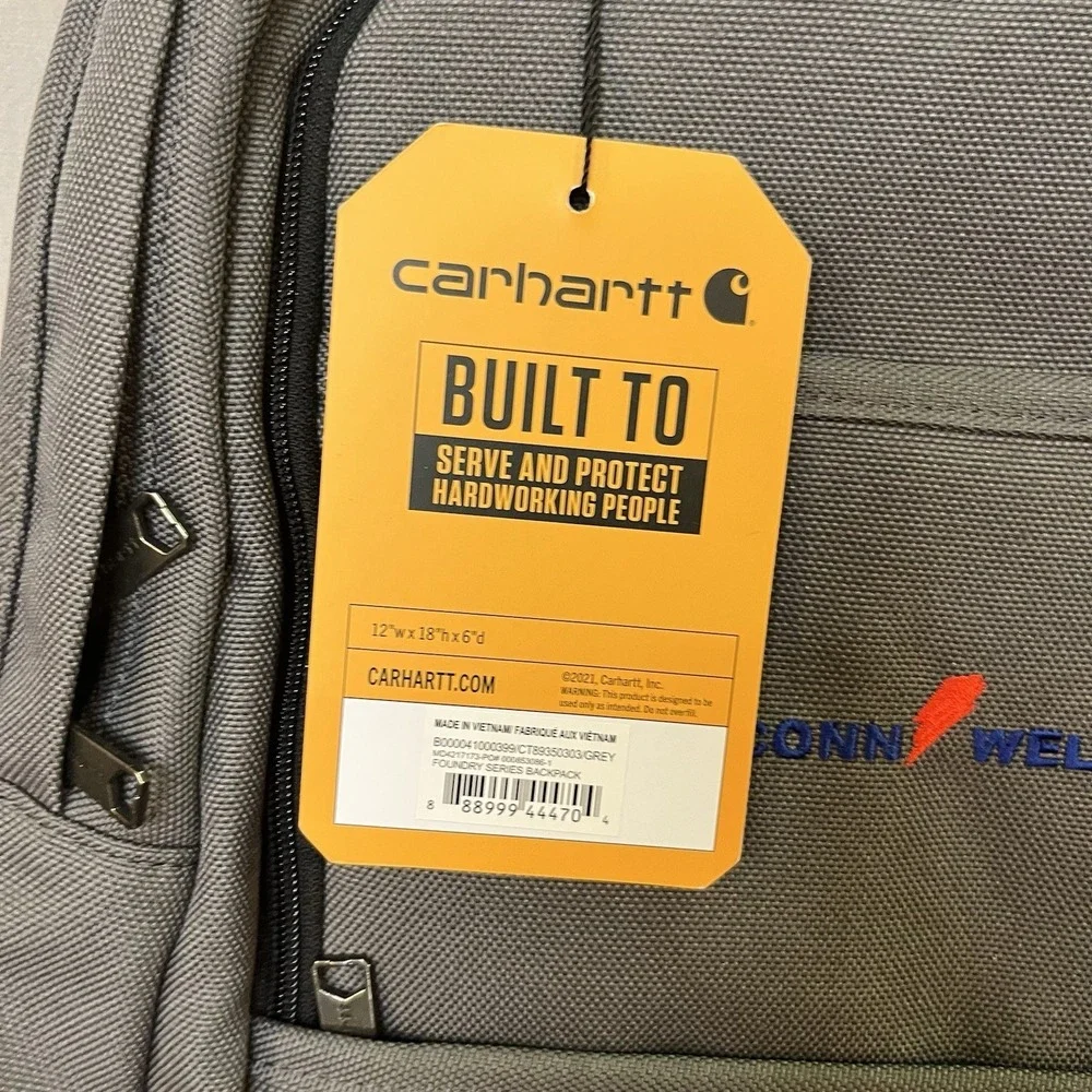 NEW Carhartt Foundry Series Backpack - Gray 18